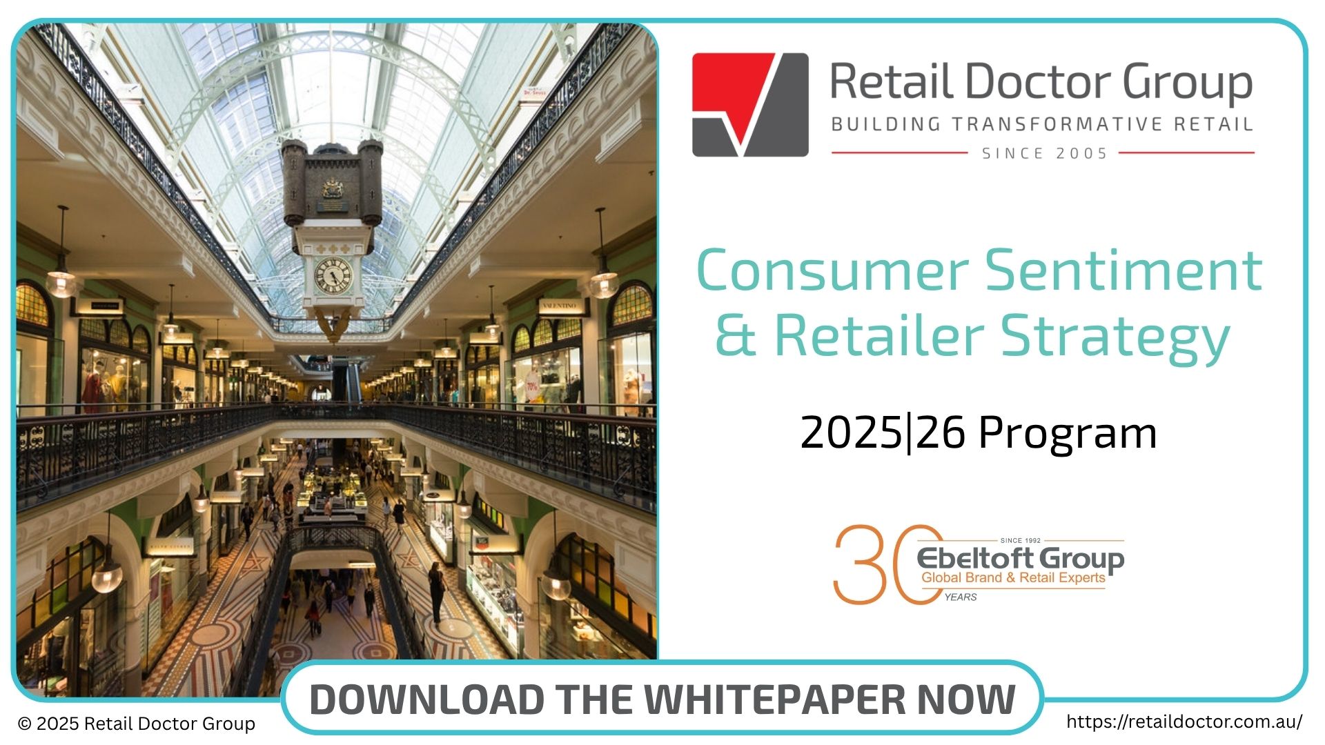 What does Retail 2030 look like? What can be done TODAY to be successful in a GenAI shopping environment? Get EXPERT advice! Download the Consumer Sentiment & Retailer Strategy whitepaper NOW!