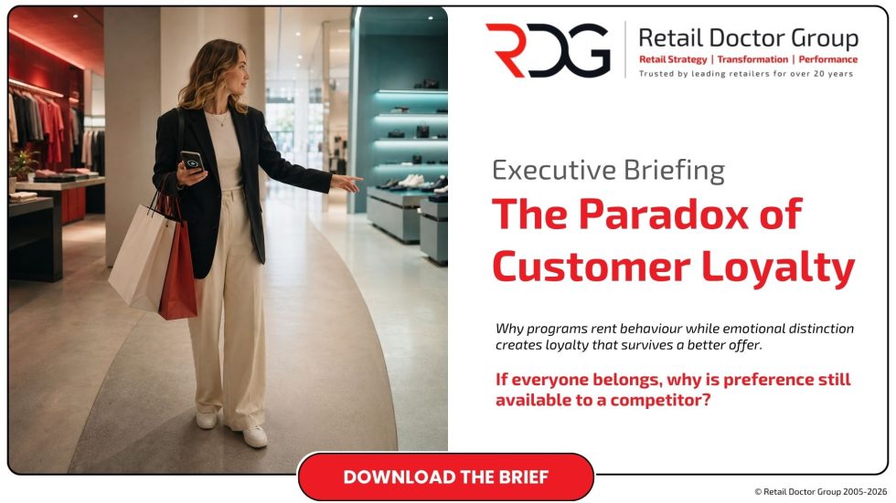RDG's Paradox of Consumer Loyalty executive brief examines loyalty across behaviour, emotion, and permission. What must leaders do before further investing?