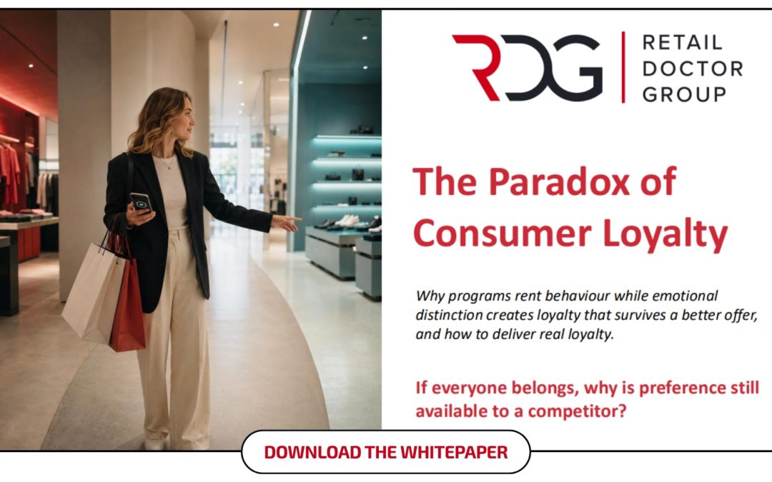 Retail loyalty looks strong on membership numbers alone. RDG's Paradox of Consumer Loyalty in Retail whitepaper shows where loyalty holds, and where it breaks